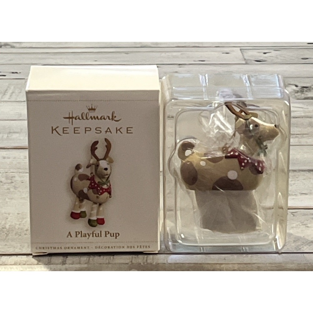 Hallmark 2006 Playful Pup, What Is A Dog Ornament Collectible - NEW